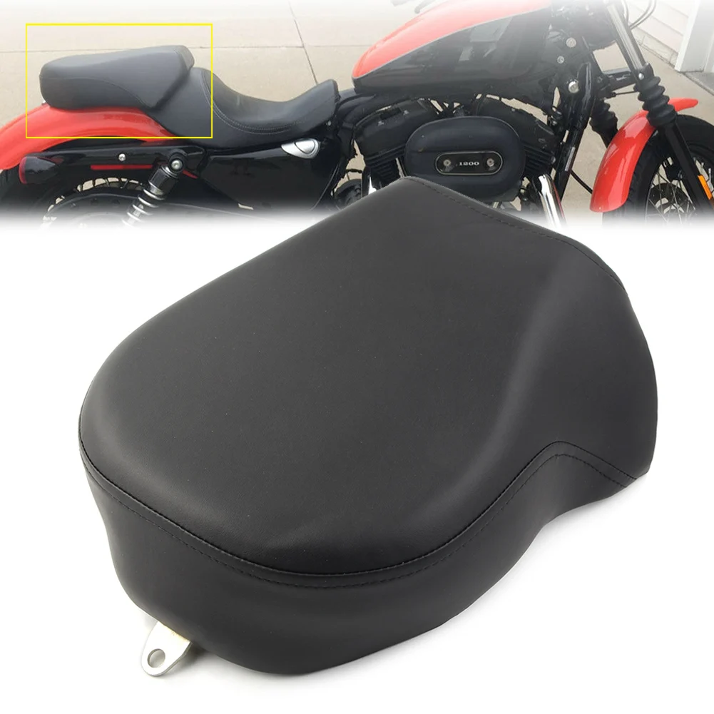 Motorbike Rear Passenger Seat Cushions Pillion Cover For Harley Softail Fat Boy FLSTF 2007 2008 2009 2010 2011 2012 2013