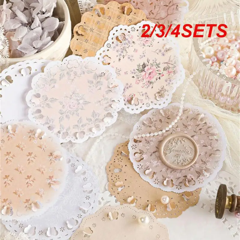 2/3/4SETS Literary Lace Multi-purpose Unique Design Handmade There Must Be High Quality Popular Creative Scrapbook Supplies