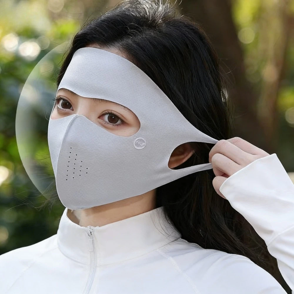 

Ice Silk UV Protection Face Cover Breathable Reusable Mask Motorcycle Running Cycling Riding