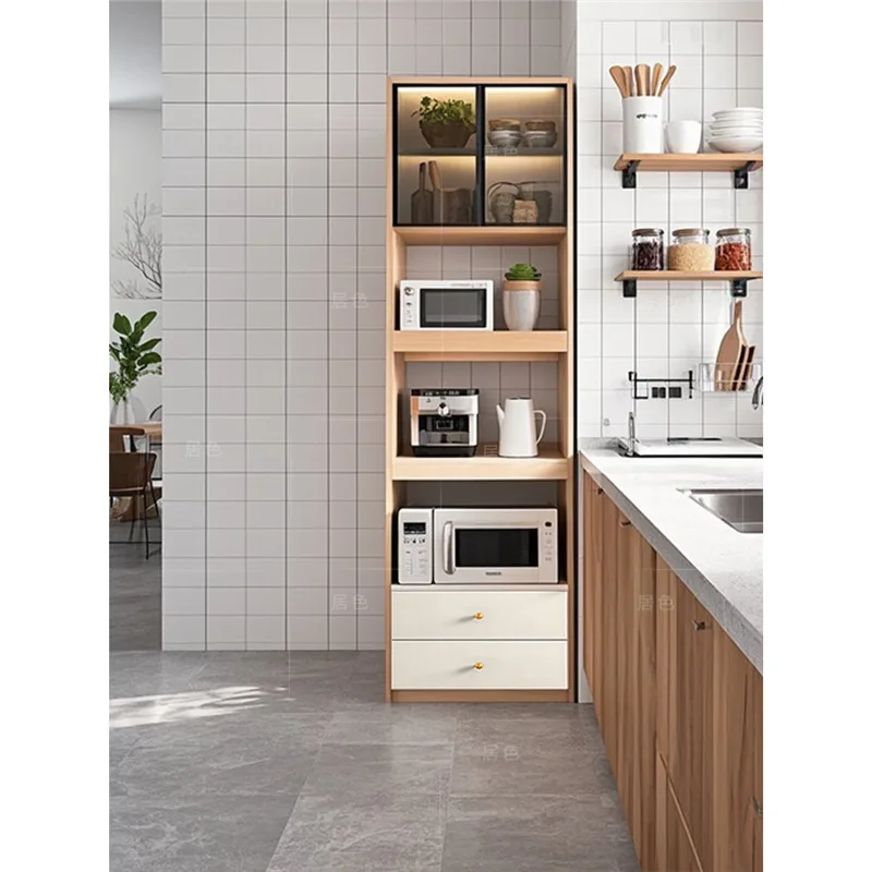 High sideboard kitchen high locker wine integrated wall electrical  sideboard vegetable  tea
