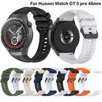 Sport Soft Silicone 22mm Watchband For Huawei Watch GT 5 pro 46mm Strap Smart Wristbands Bracelet Colorful Fashion Accessories