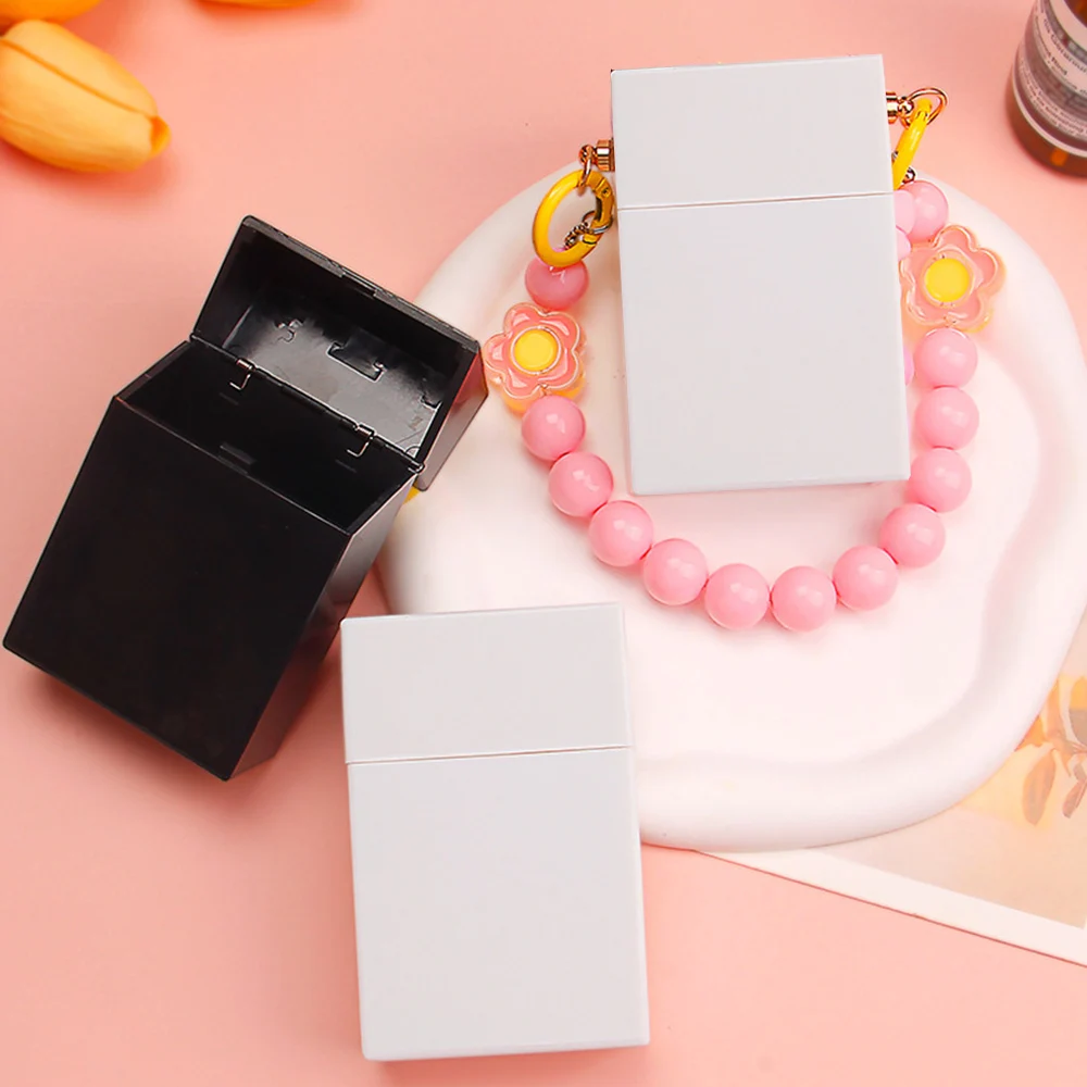 Mini Photocard Storage Box Acrylic Flip Card Holder Multi-purpose Bulk Cigarette Organiser School Stationery Desktop Storage Box