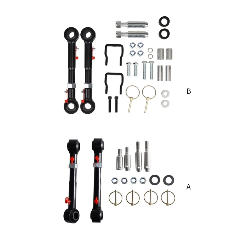 Replacement Accessory Front Sway Bar Links Quicker Disconnect System for JK Adjustable Front SwayBar Links J60F