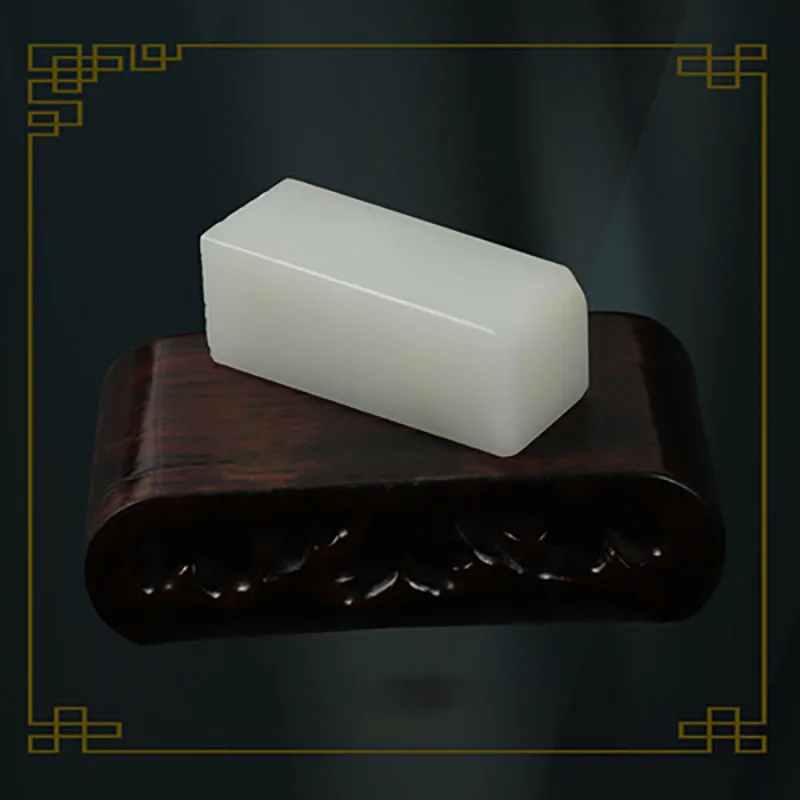 Natural Guangxi Stone Seal Chinese Name Stamp, Letter Sealing Blank Stamp, Painting Calligraphy, Art Supply, 2x2x5cm