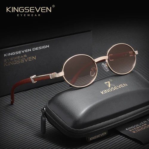 KINGSEVEN, gafas de sol con montura ovalada pequeña, gafas de sol para mujer, accesorios de fiesta de viaje en la playa UV400