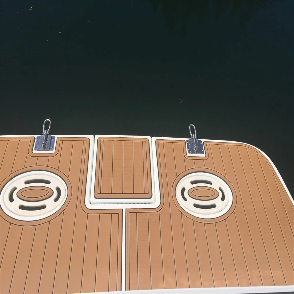 Custom Swim Platform Boat EVA Foam Teak Deck Floor Pad Mat For Boat 1997 Bayliner 2855