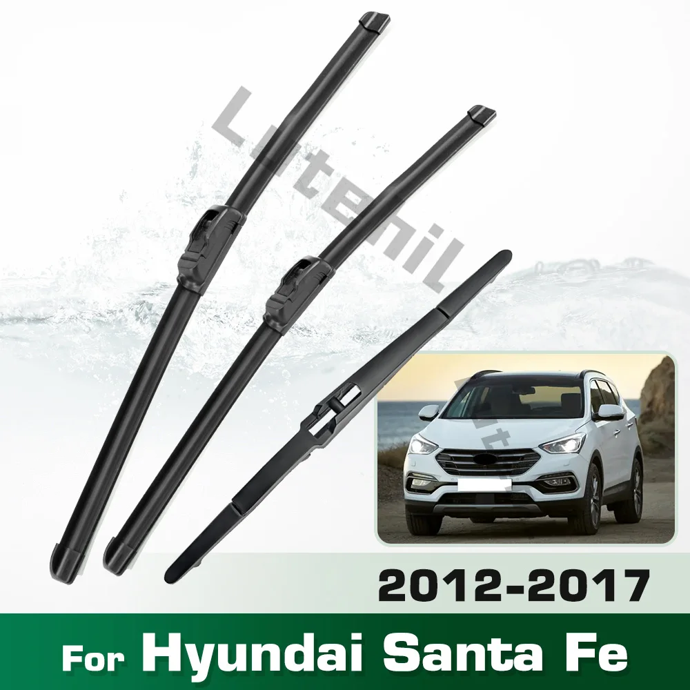 

Для Hyundai Santa Fe DM 2012-2017 комплект щеток переднего и заднего стеклоочистителя, щетки для лобового стекла 26 "+ 14" + 13"
