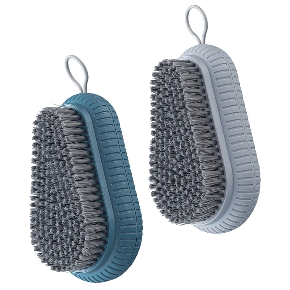 2 Pcs Nail Cleaning Brush Store Wear-resistant Fingernail Widely Loved Hands Scrubber Plastic