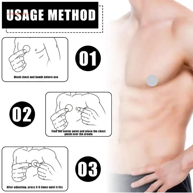 Man Nipplecovers Nipple Guard Nipple Tape Pasties Man Nipple Chafing Solution Pasties Set Nipple Tape Sekali Pakai