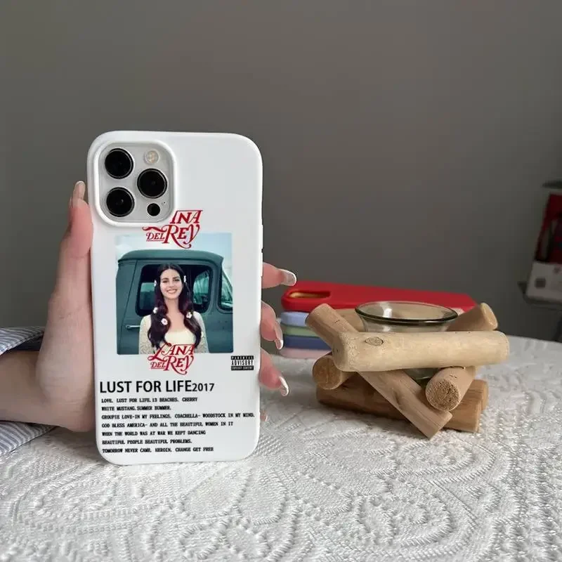 Lana Del Rey piosenkarka Kraft plakat na telefon w kolorze cukierków dla iPhone 14 11 12 13 mini pro MAX Plus