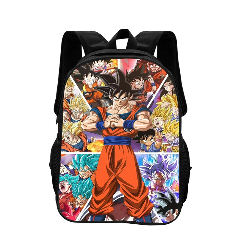 Dragon Ball Goku Anime Printed Backpack for Boys Girls Cartoon Schoolbag Kids Bookbag Rucksack Bags Mochila - view 6