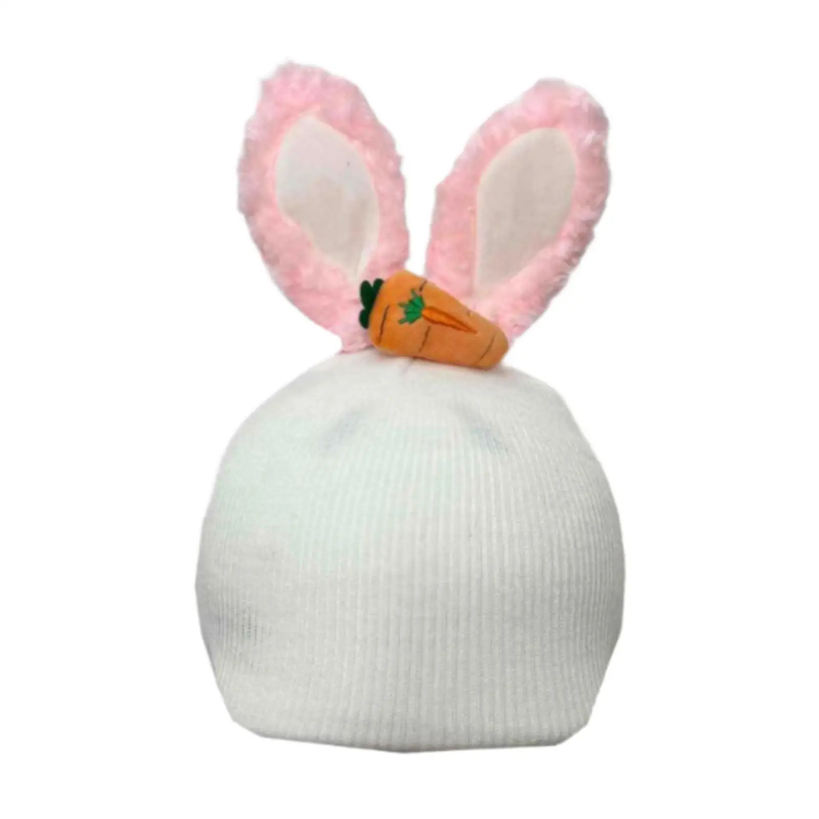 

Bunny Ears Snow Ski Helmet Cover Stylish Cartoon Birthday Gift Comfortable Knitted Cap Novelty Portable Funny Helmet Decoration