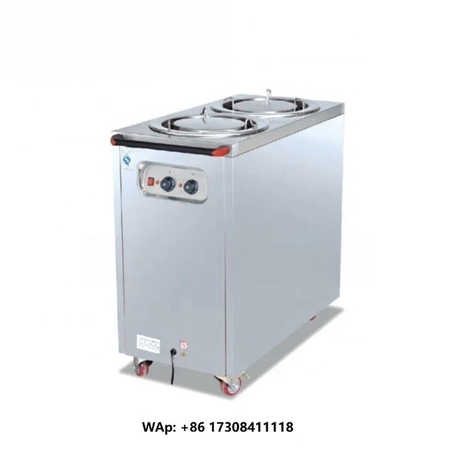 Electric Stainless Steel Food Warmer Banquet Cart 1-2 Holders Warming & Holding Equipment