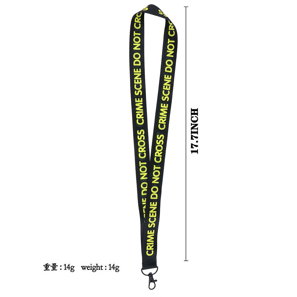 Warning Series Quotes Lanyards For Keys Chain ID Credit Card Cover Pass Mobile Phone Charm Neck Straps Badge Holder Accessories