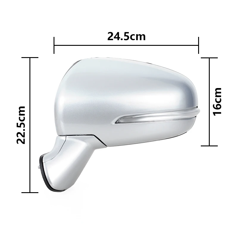 Car Accessories For Suzuki S-Cross /SX4 S-Cross 2014 2015 Auto Outside Door Rearview Mirror Assemblys 6/8PIN