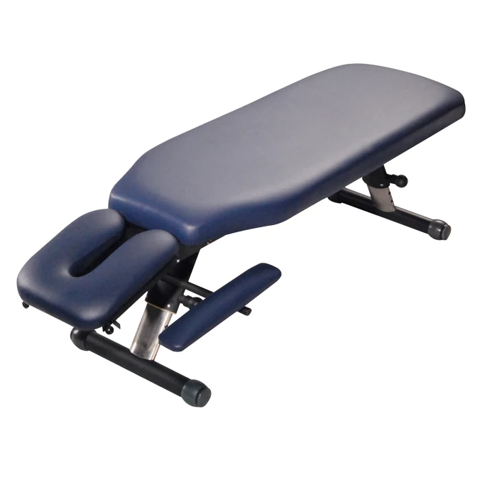 Mt Iron-200 Factory Custom Professional Adjust Heavy Duty Blue Color Chiropractic Drop Bed Traction Table Flexion Stretch Bed