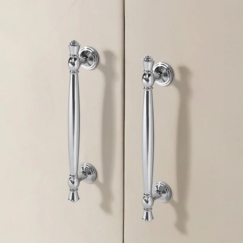 

High End Silver Brass Handle Wardrobe Cabinet, Shoe Cabinet, Bookshelf Cabinet, Door Handle