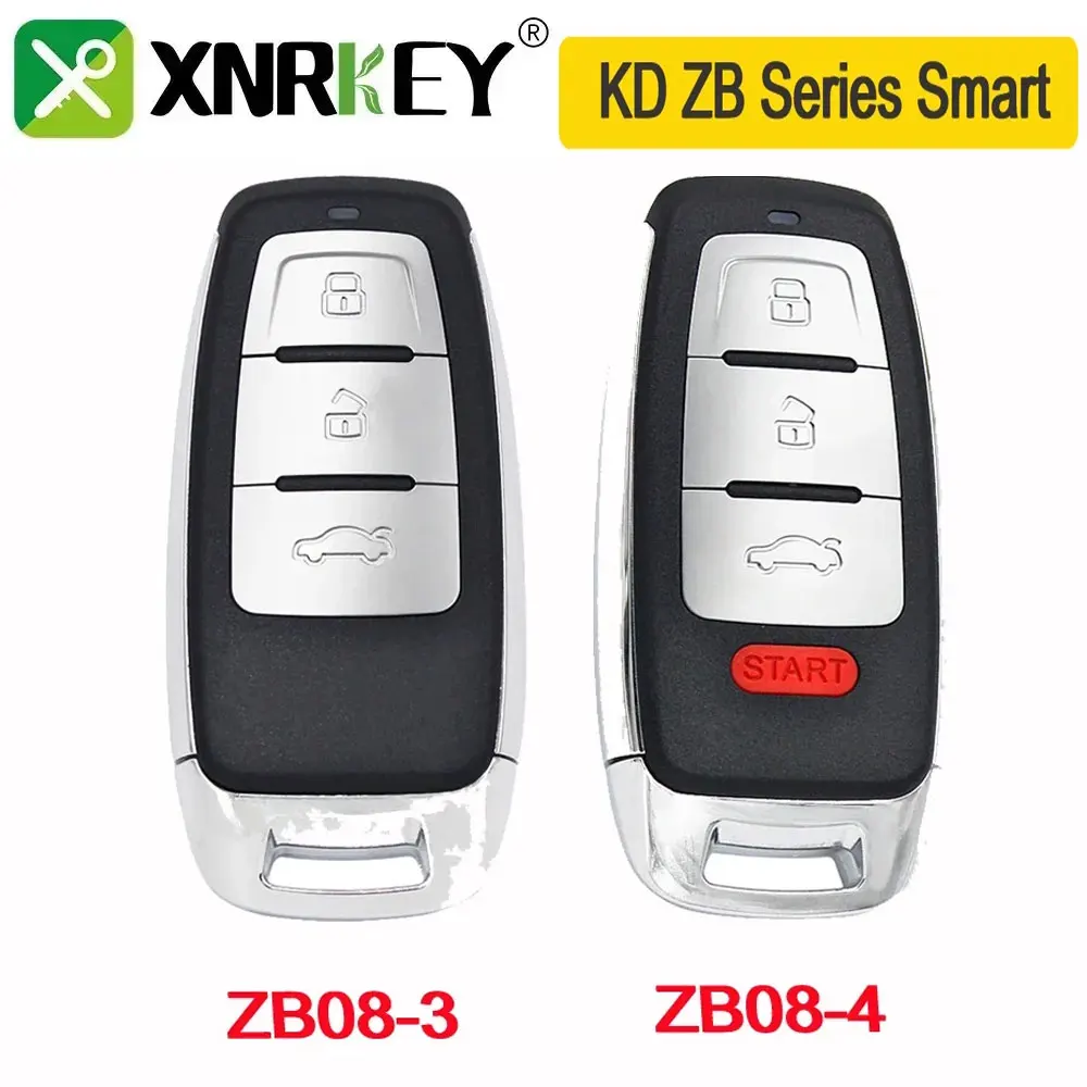 

KEYDIY 3/4 Buttons ZB Series Universal Smart Key ZB08 ZB08-3 ZB08-4 for KD-X2 KD-MAX Remote Replacement Keyless GO