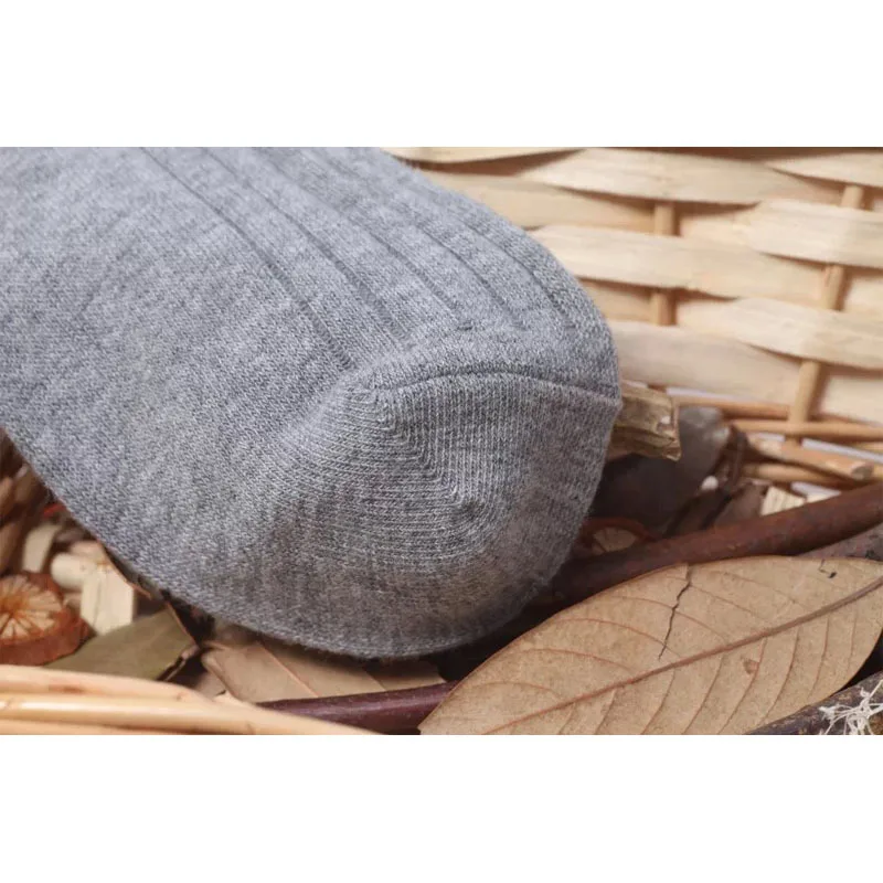 Vertical Striped Cotton Socks for Students, Wide Lace Stockings, Height Socks, Spring and Autumn