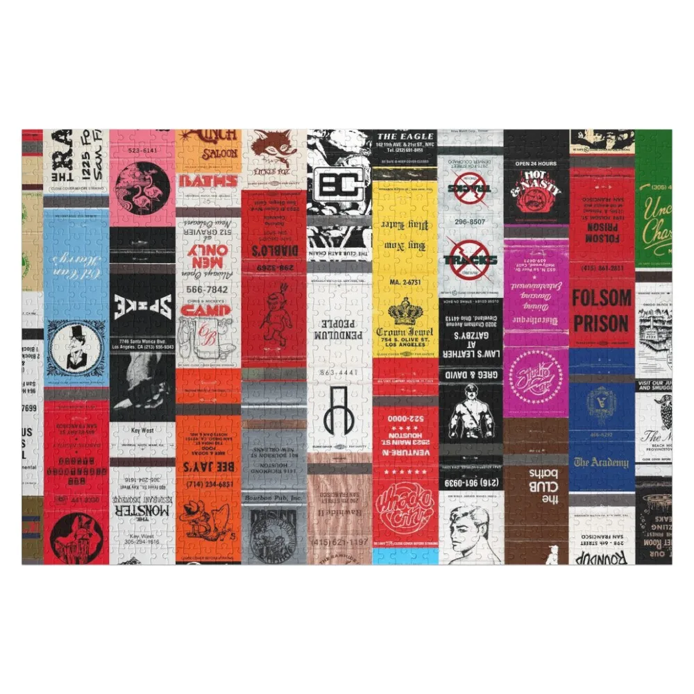 

Деревянный пазл с индивидуальной надписью для гей-баров, персонализированный подарок с фото, деревянная игрушка на заказ