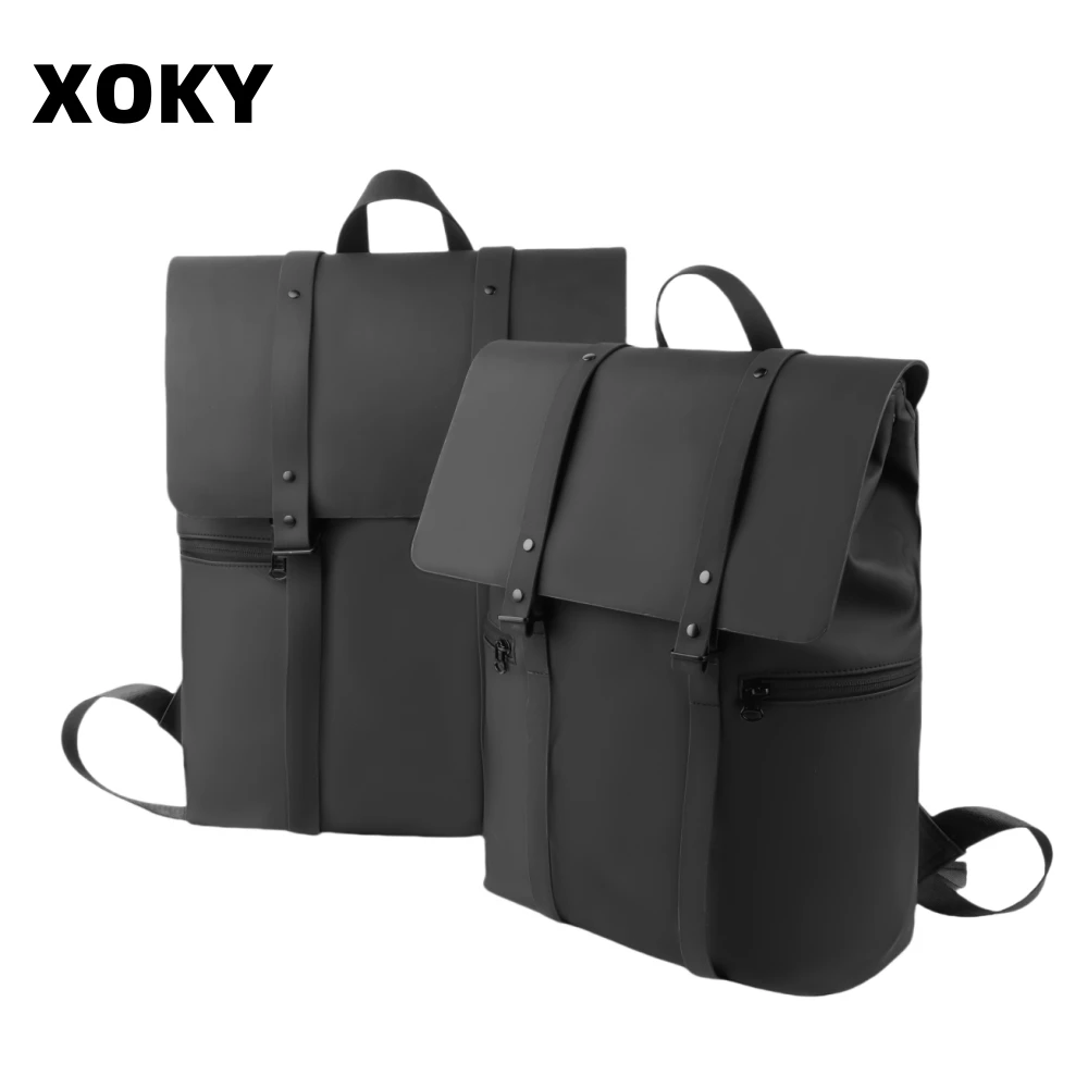 XOKY Fashion Backpack Travel Backpack Teenager School Bag Korean Style Bag Large Capacity 17.3 Laptop Fashion Backpack 24010