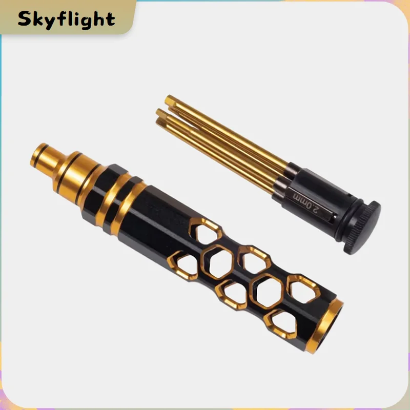 New 4-in-1 Hex Screwdriver Set 1.5mm 2.0mm 2.5mm 3.0mm Hex Tool for FPV Racing Drone, Helicopter, Airplane, Car, Boat RC Parts