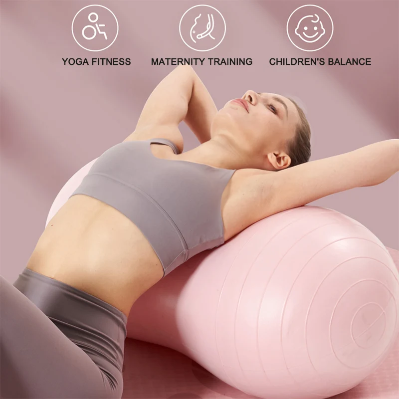 Peanut Yoga Balls Explosion-proof Fitness Gym Sport Massage Fitball Exercise Pilates Equipment Workout Gymnastics Equipment