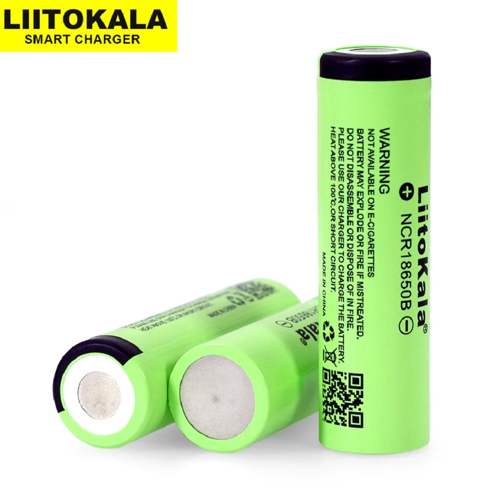 Liitokala 100% New Original NCR18650B 18650 3400 mAh Li-ion Rechargeable battery For Flashlight batteries