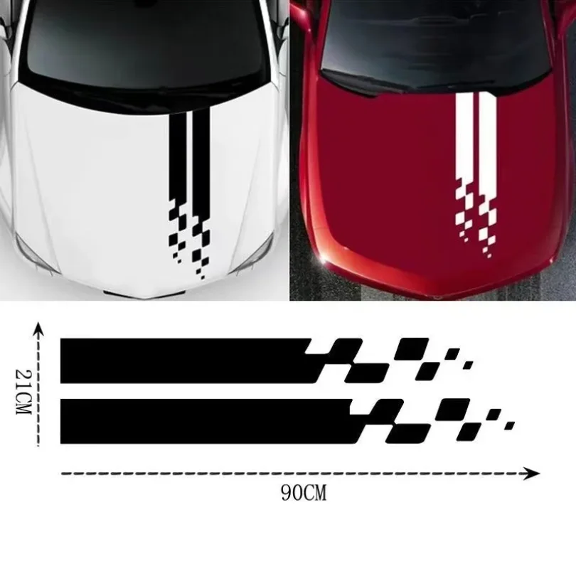 

Cross-border Car Hood Sticker Painting Scratch Sticker Personality Hood Decoration Sticker Creative Body Hood Sticker Scratch