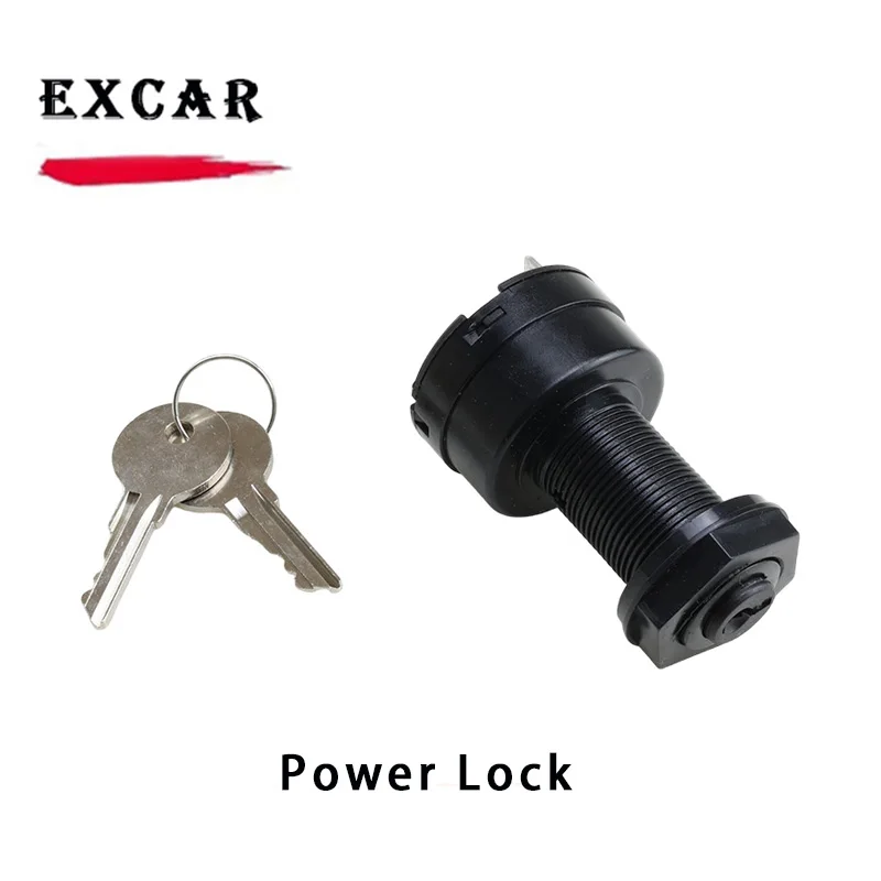 EXCAR golf cart power lock four-wheel electric elderly scooter mobility vehicle ignition key gear switch