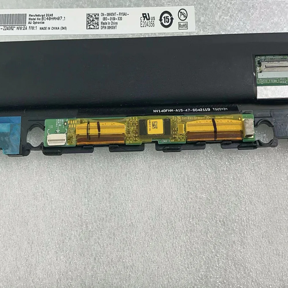 Imagem -04 - Lcd Touch Screen Digitador Substituição Assembly 14 Polegadas Fhd Dell Inspiron 5410 7415 em P147g P147g001 P147g002