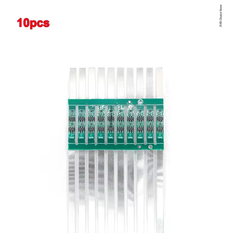 10pcs 3.7V 3A BMS PCM Battery Protection Board For 18650 Li-ion Lithium Battery W/ Solder Be JB Over Current Protection Function