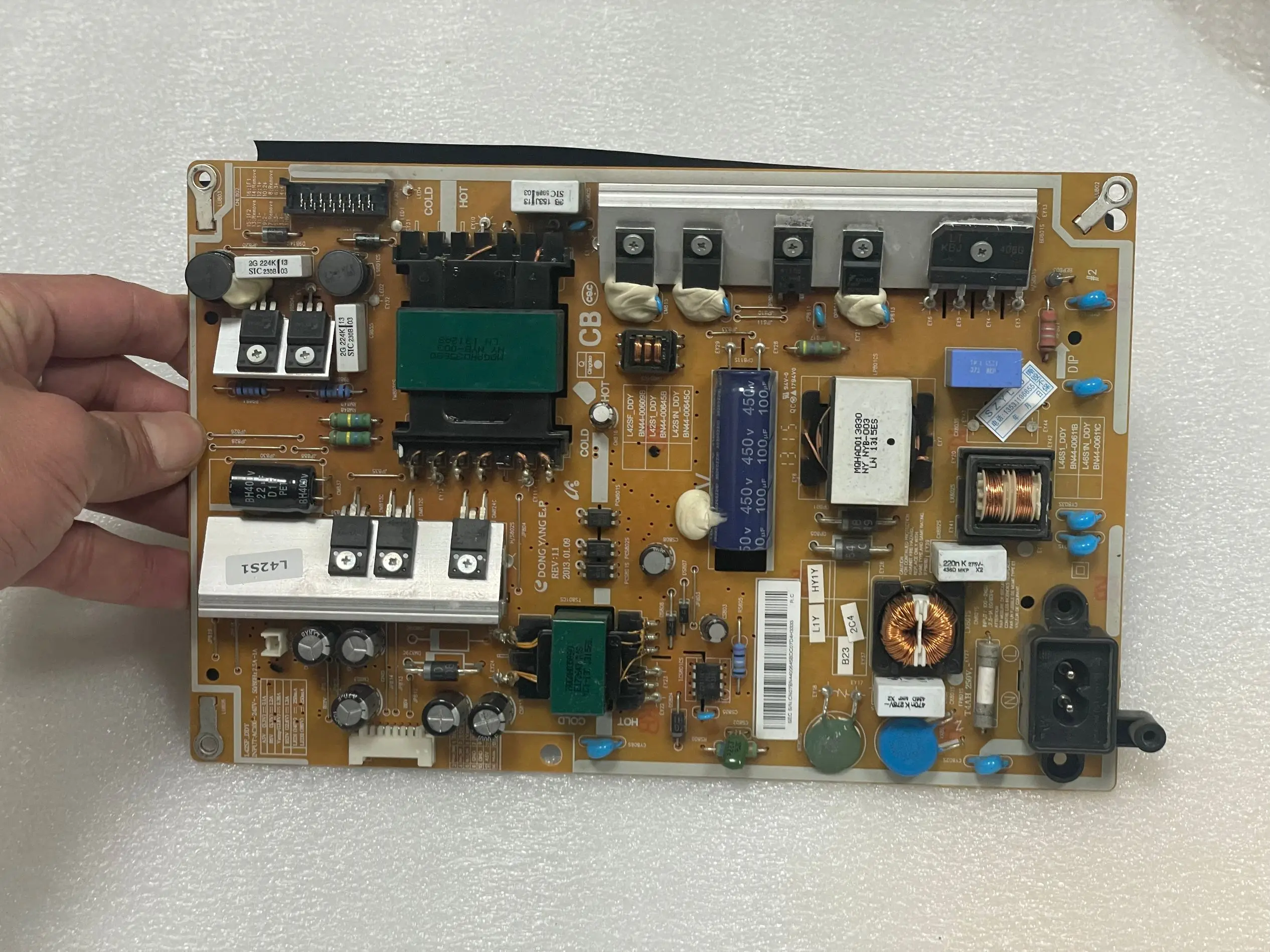 power board for SZYLIJ 1pcs/lote Good quality,90%new Test work BN44-00645A BN44-00645B L42S1-DSM 90 days warranty