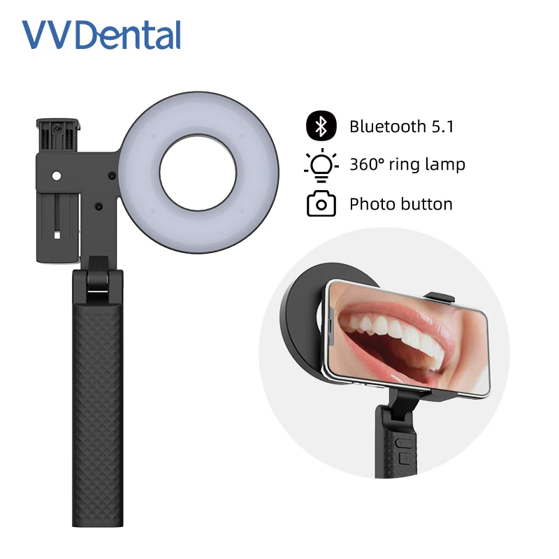 VV Dental Photography Fill Light Intraoral Led Filling Lamp Phone Photo Video Flashlight Dentistry Oral Lighting Equipment