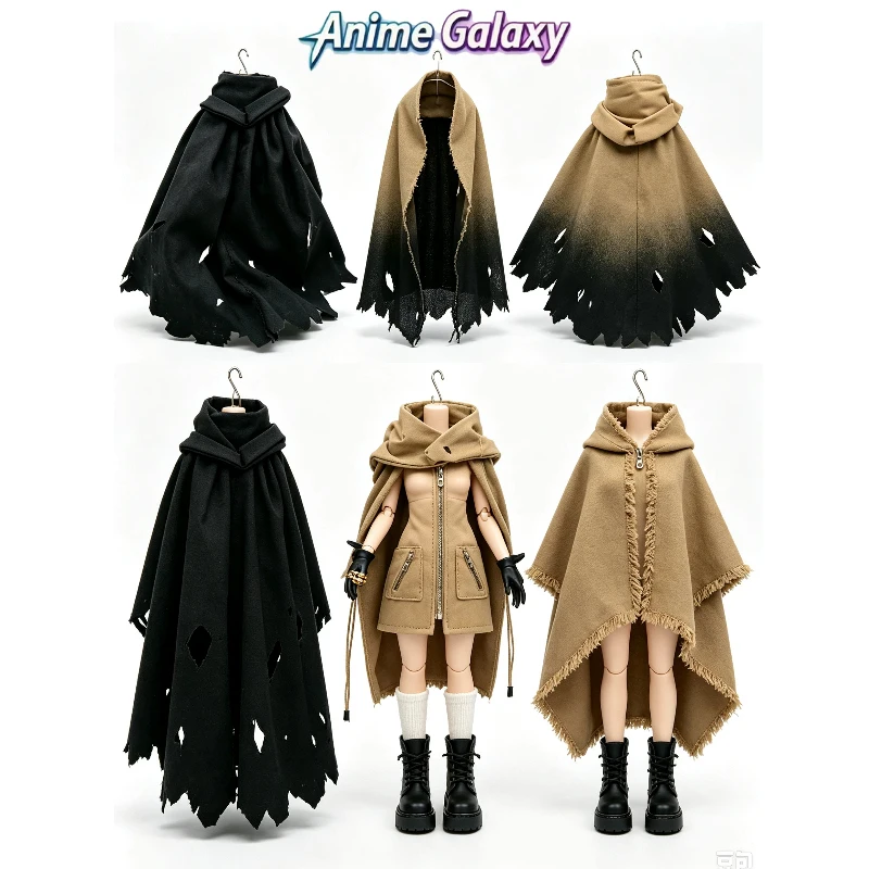 1/12 Fairy Body Ase 3.0 Beiming Bjd Одежда для кукол, плащ с постапокалиптическими повреждениями от боя, аксессуары для тела куклы, наряд