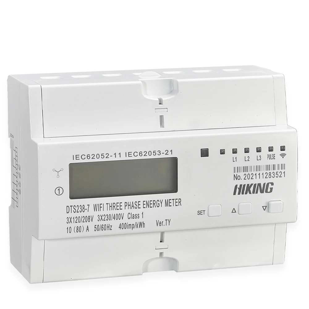 Tuya Three-phase 80A Electricity Meter with LCD display, Smart life application ,Energy Consumption and Remote Switch on/off