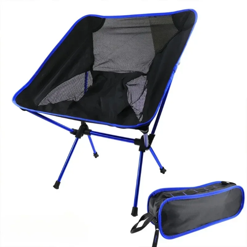 Practical Extended Seat Folding Beach Chair Ultralight Detachable Portable Multi Purpose Lightweight Chair Fold Fishing Camping