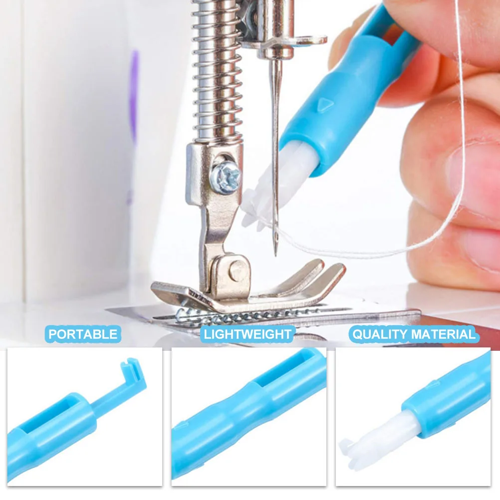 

2Pcs Automatic Needle Threaders Plastic Threading Tools for Sewing Projects Cross Stitch Embroidery Needle Threader