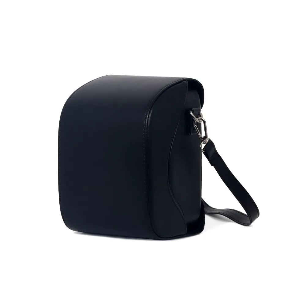 PU Leather Instant Camera Case Scratch Resistant Dustproof Camera Storage Bag Metal Hardware Shockproof for Polarized Flip