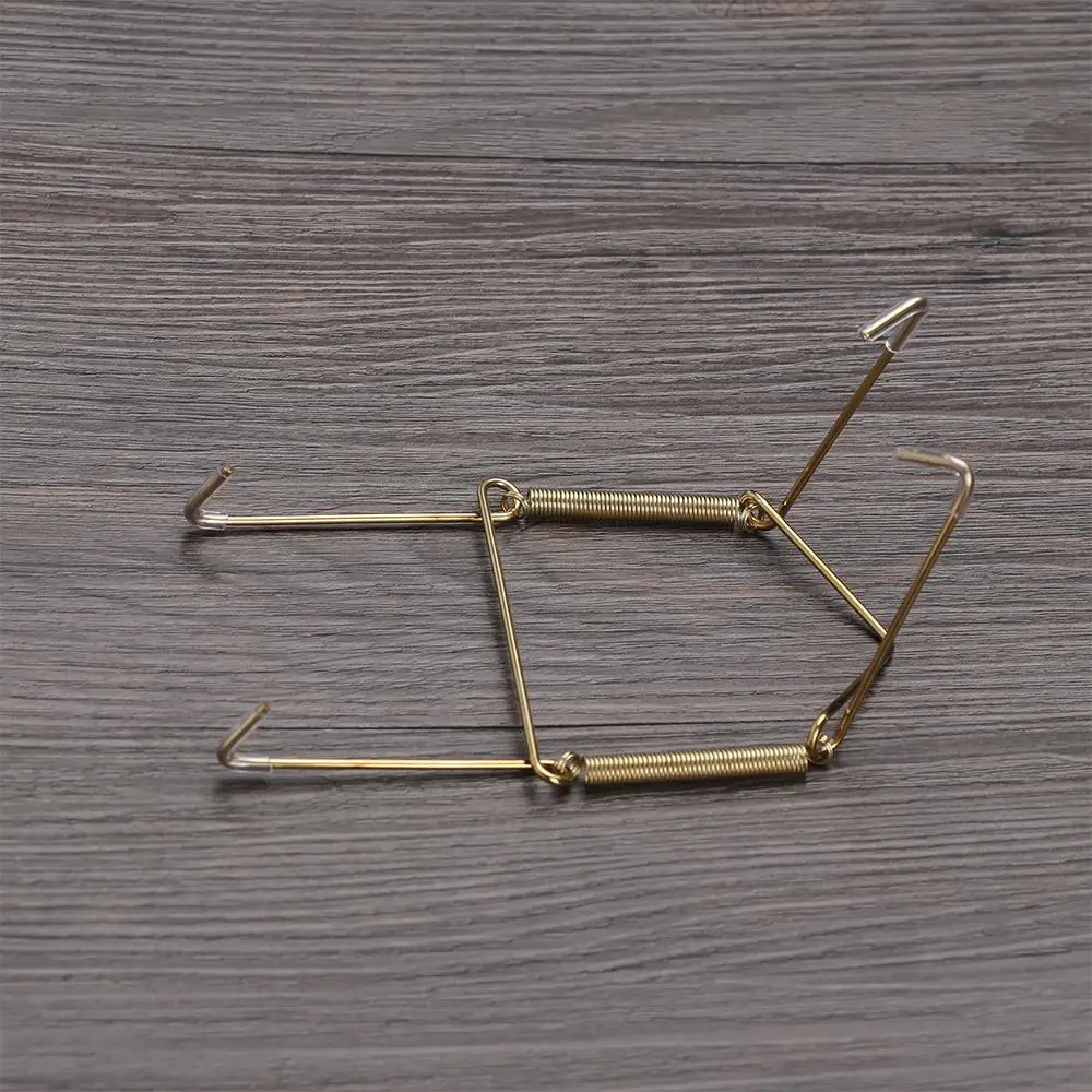 ファッションインビジブルスクエアウォールディスプレイプレートディッシュハンガースプリングホルダーW型フック