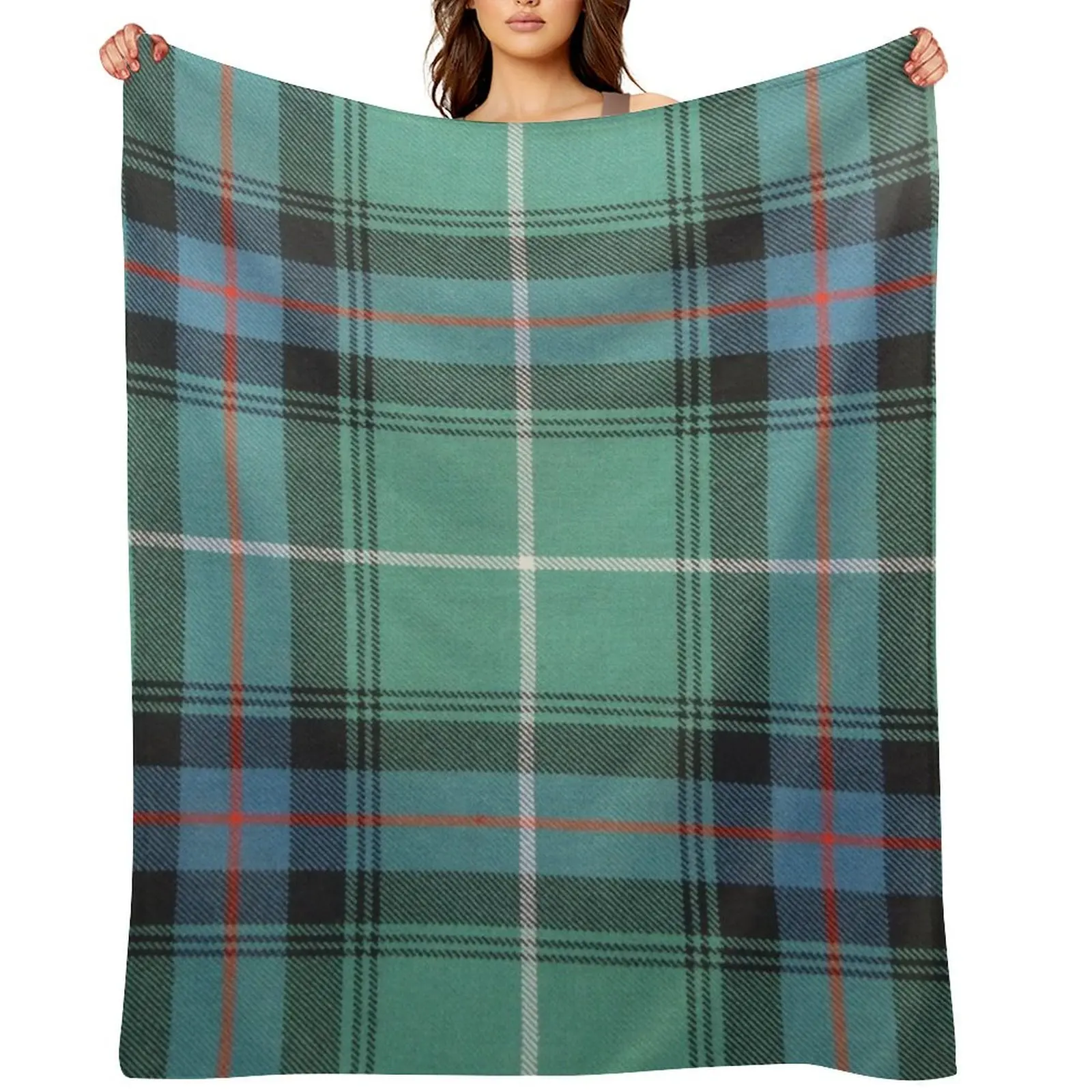 

MacDonald of the Isles Hunting Throw Blanket sofa bed Travel Flannel Fabric Luxury Throw Blankets