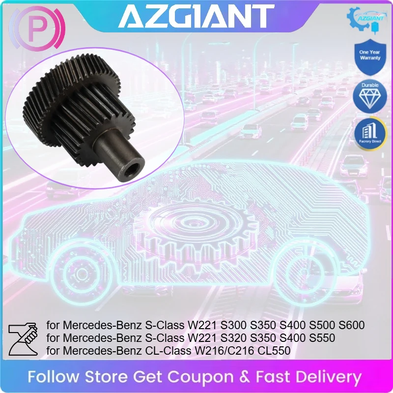

AZGIANT for Benz S-Class W221 CL-Class W216 Series Car Parking Brake 48T/23T Gear Actuator Repair Kit Auto Handbrake Parts