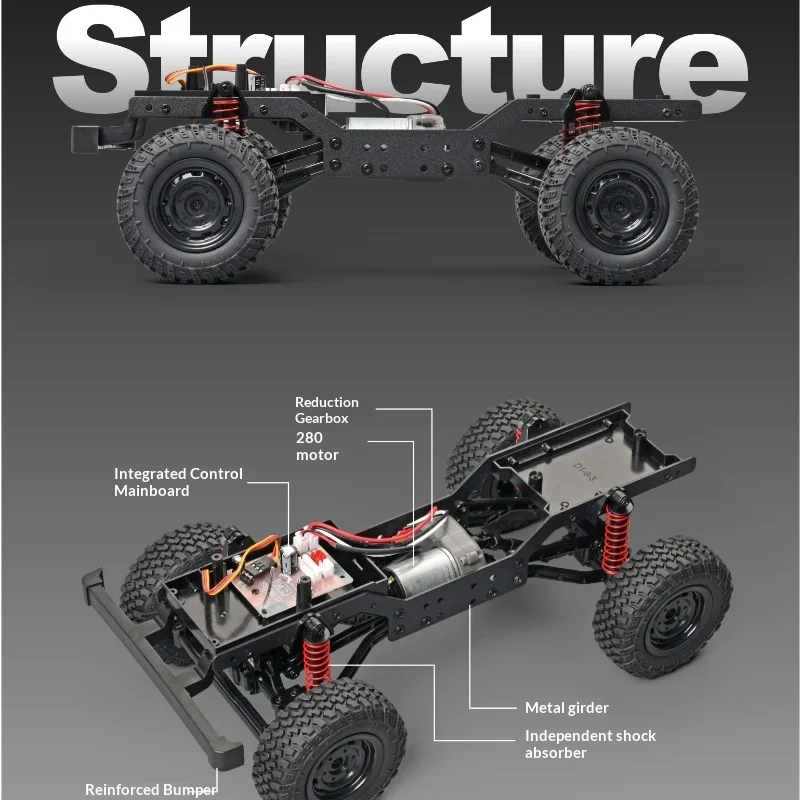 

Радиоуправляемая машина MN 99S в масштабе 1:10, полноприводный внедорожник на пульте управления, модель для дрифта, высокодетализированная игрушка-внедорожник для детей и любителей хобби