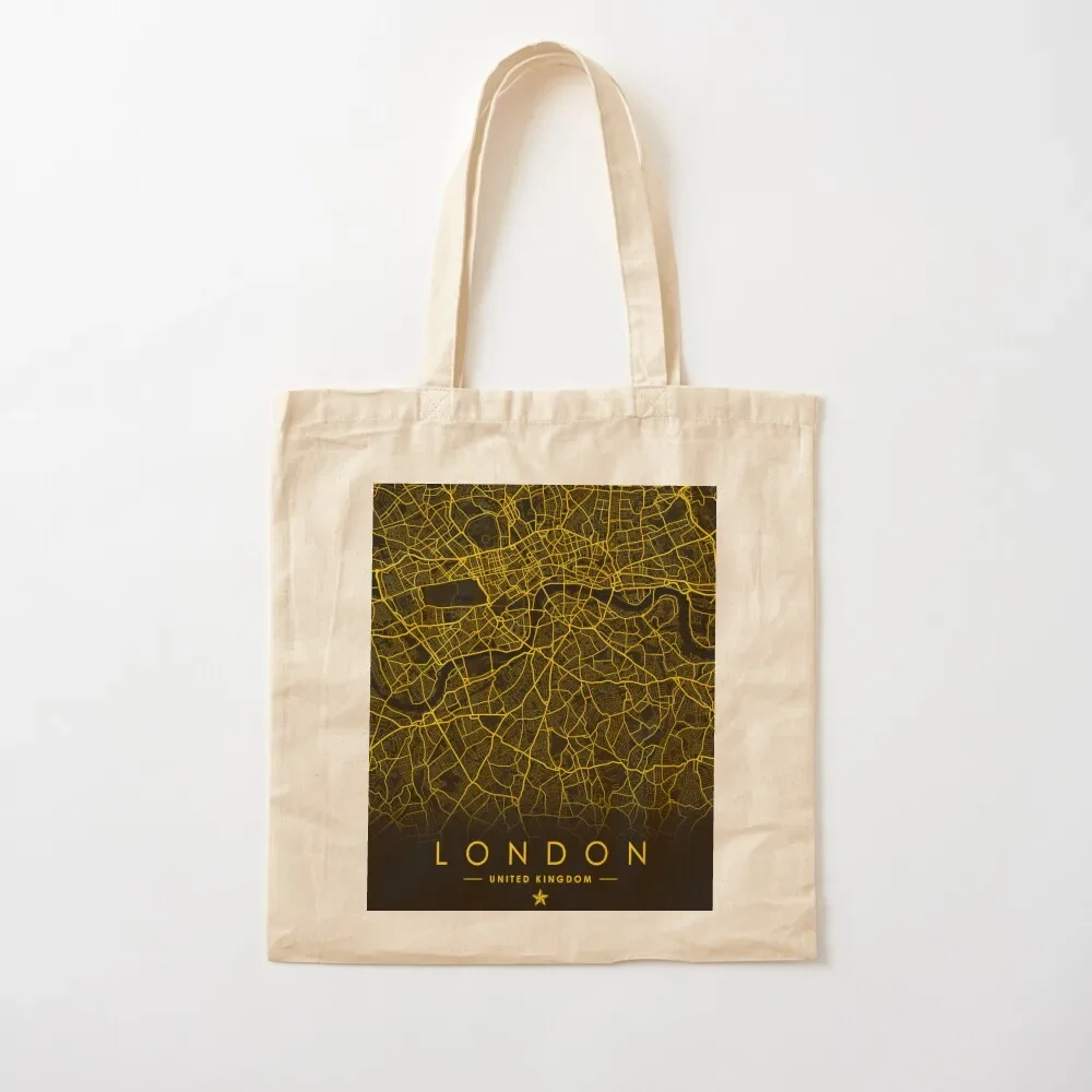 

London Street Map Tote Bag Women bags cloth bag woman sac pour femme Canvas bag