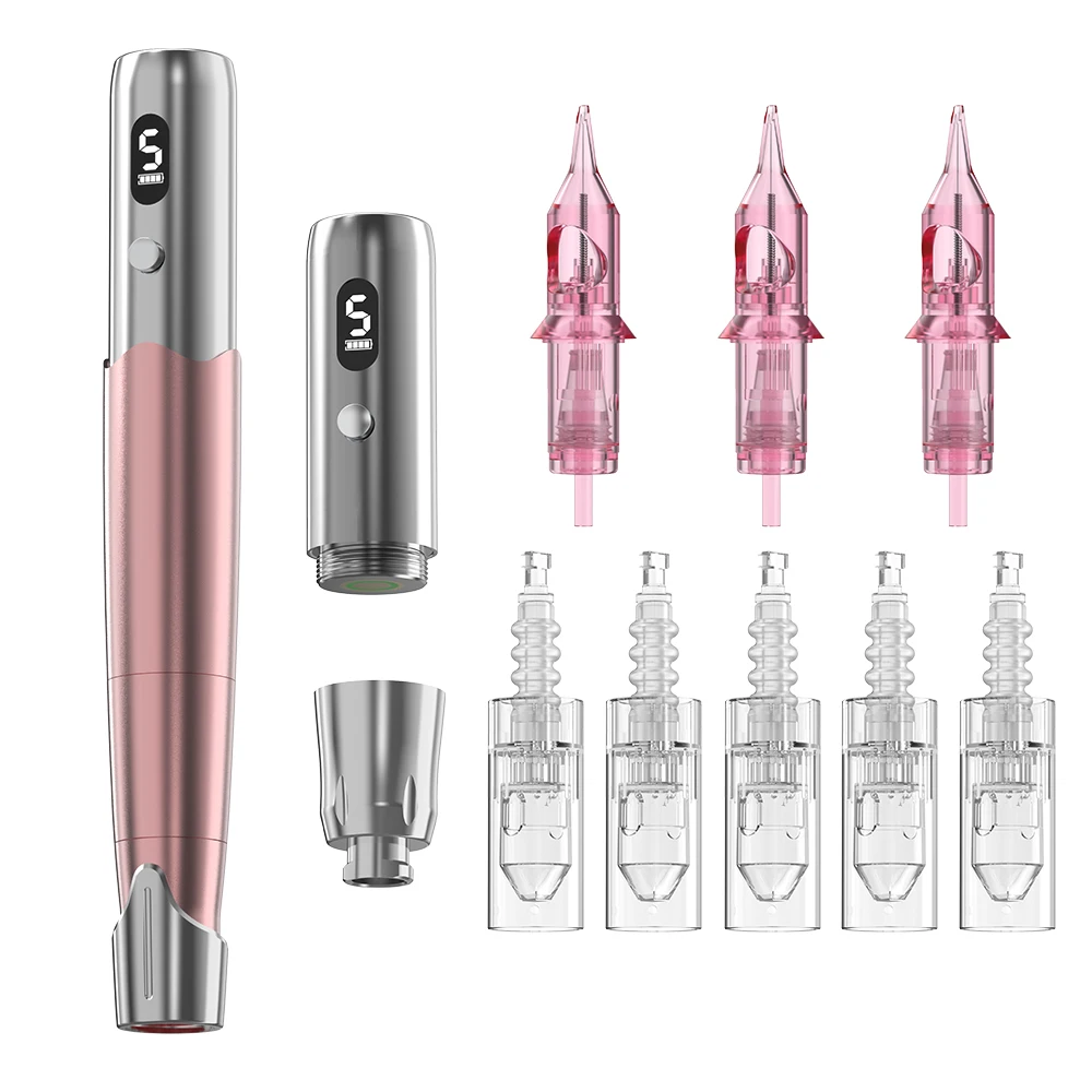 Factory Direct Wholesale Multi Function Wireless Permanent Makeup Eyebrow Cordless Microneedling Machine Kits
