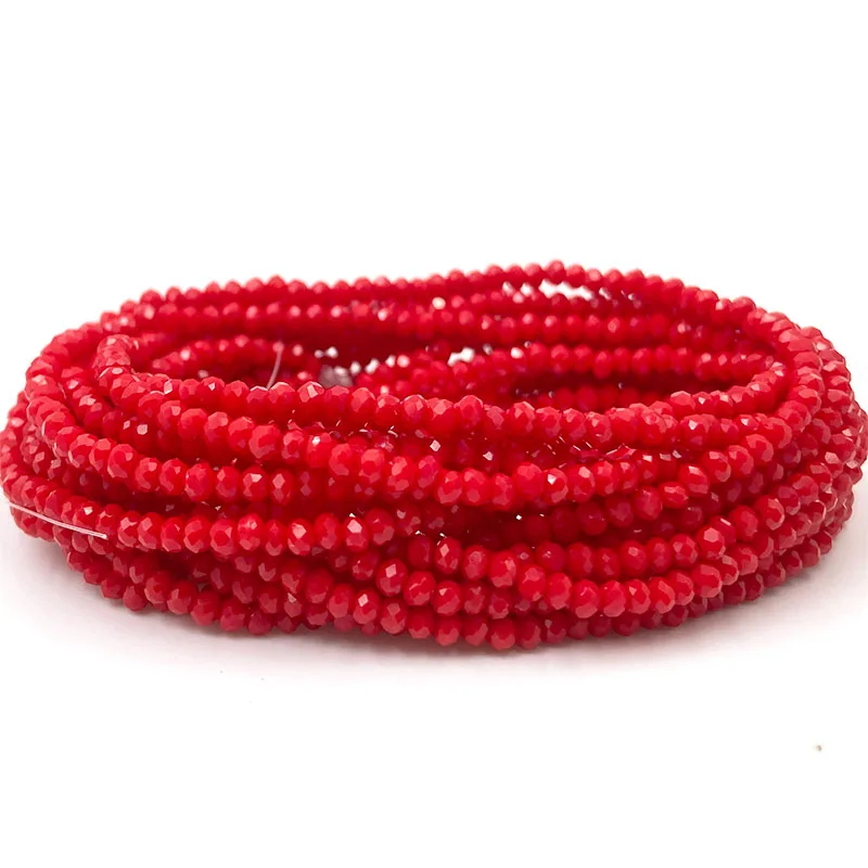43 Colors 1mm Crystal Loose Spacer Beads Bulk Gasket Glass Beads for Jewelry Making DIY Accessories New Arrivals