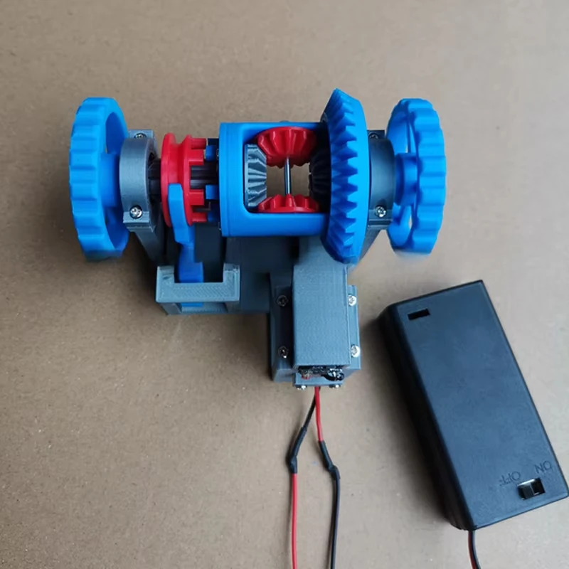 

3D printed differential model, which can be used for teaching demonstration to show the structural principle