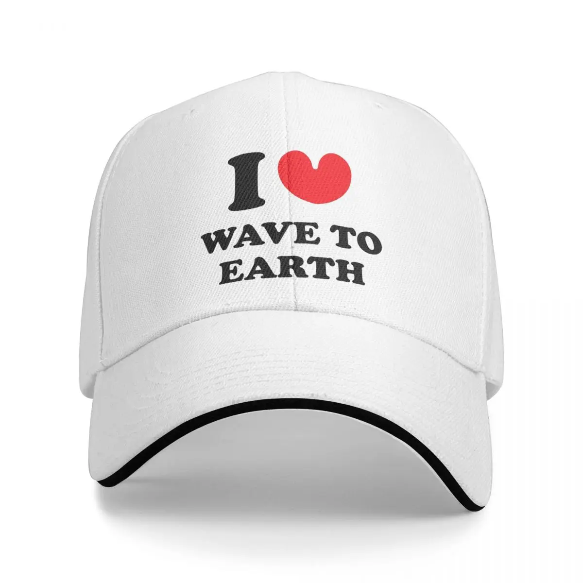 

2024 Summer Baseball Cap Wave To Earth Merch I Love Wave To Earth Band Merch For Men Women Trucker Cap Casual Headwear