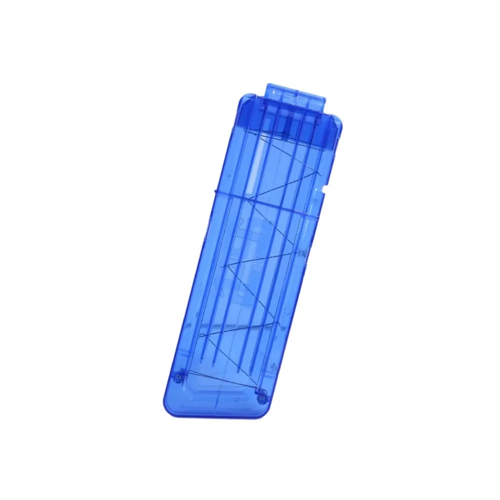 15-Dart Ammo Cartridge Magazine Clip Trapezoid Trapezoid Soft Bullet Clip for Nerf Toys Gun