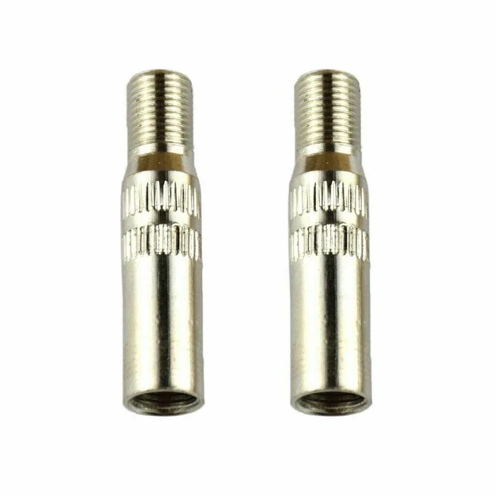 2 Pcs Car Valve Cap Stem Extensions Vehicle Bike Motorcycle Brass Tire Tyre Valve Extension Cap 39mm 60PSI Waterproof Screw-On